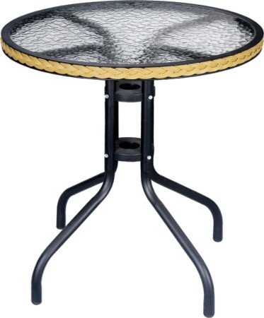 Rattan bistro table