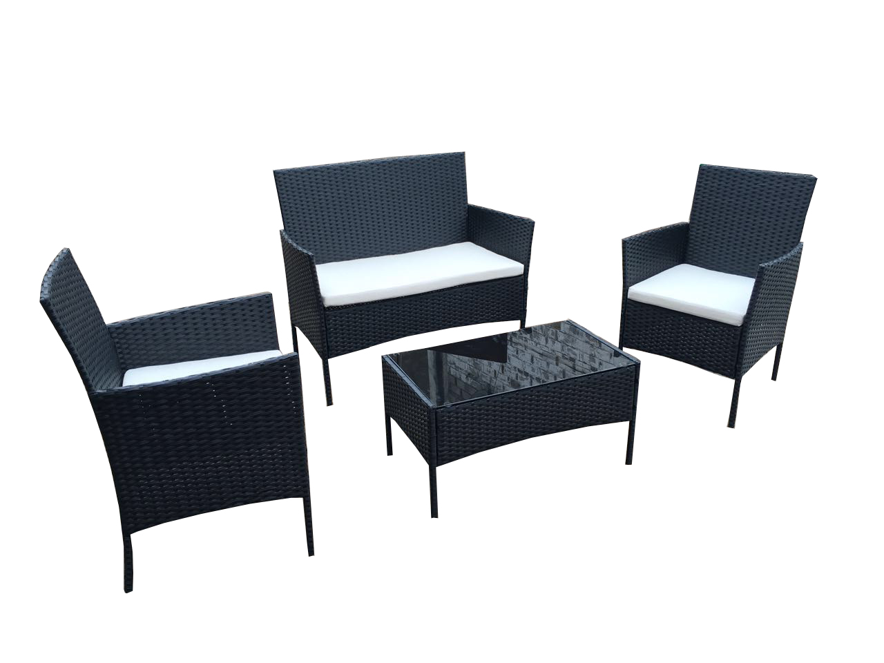 4pcs rattan furniture set