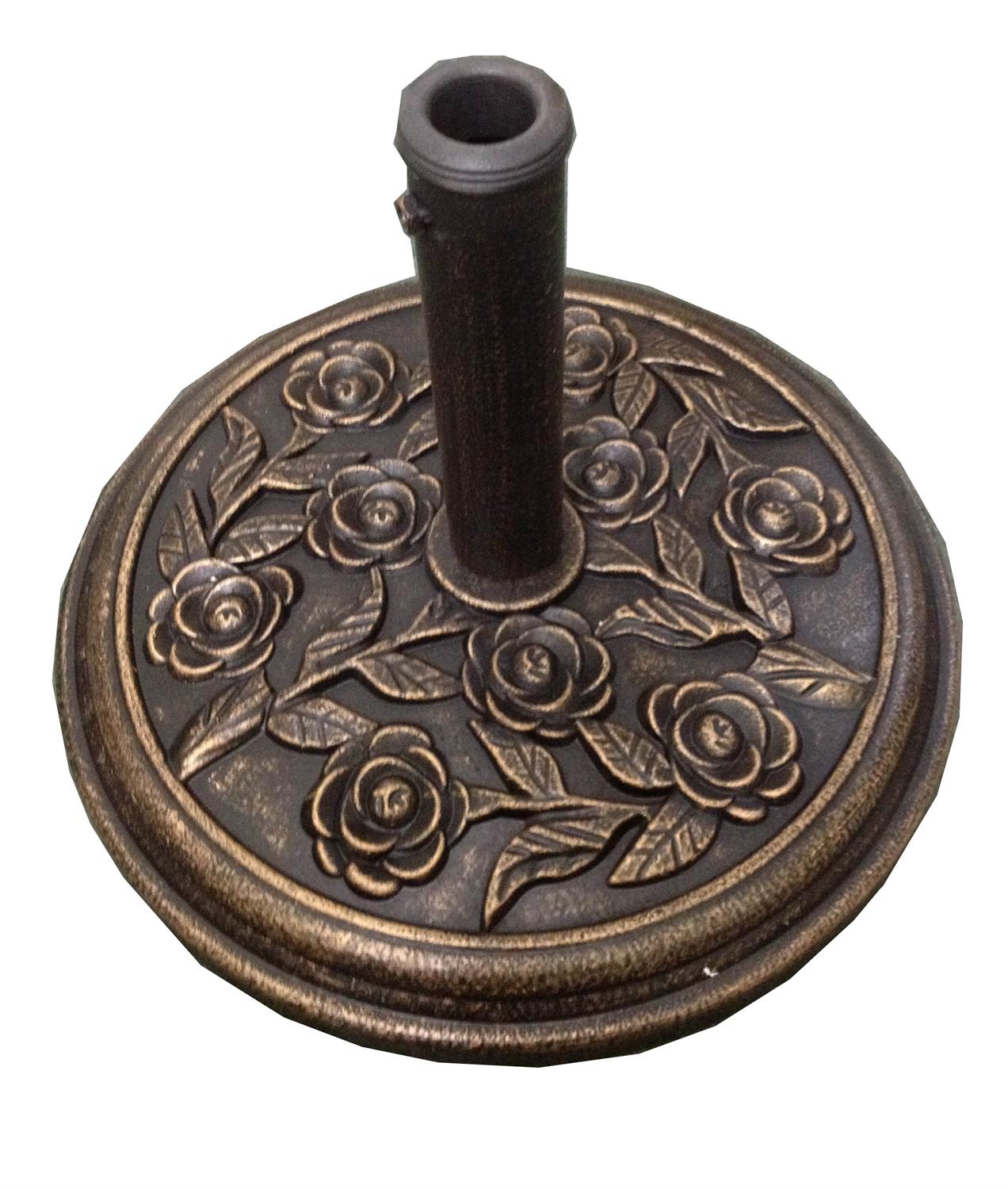 round resin parasol base 9kgs