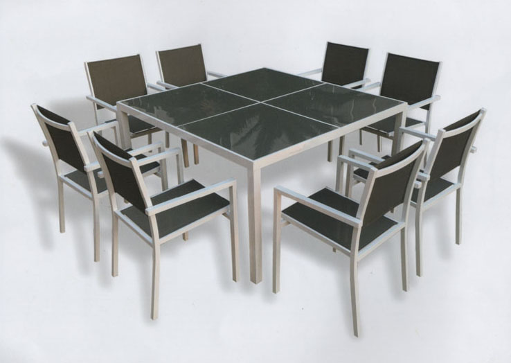 Aluminum KD outdoor furniture set