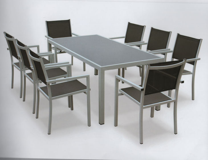 Aluminum KD outdoor furniture set