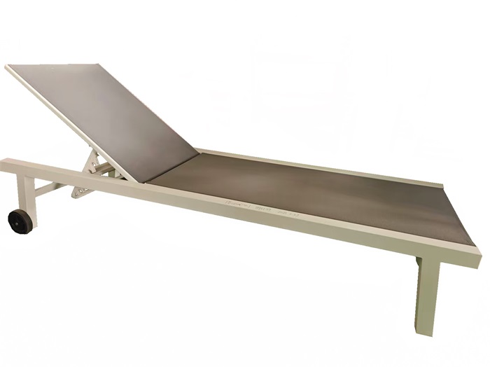 Sun lounger aluminum new