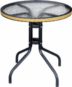 Rattan bistro table