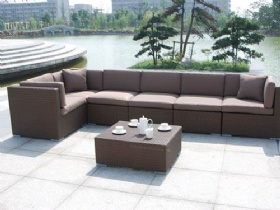 Rattan sofa set