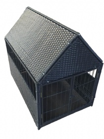 Rattan dog house