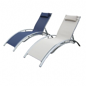 Aluminum stacking sun bed