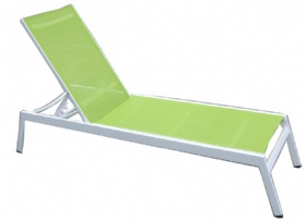 Know down aluminum sun lounger