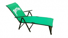 Steel folding sun lounger