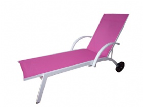 Aluminum stacking sunlounger