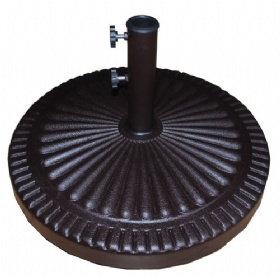 Round resin umbrella base