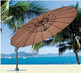 Rome umbrella with fiberglass ribs