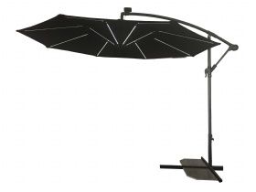 solar LED  umbrella with rope lights