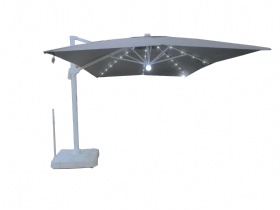 Heavy duty solar rome umbrella