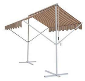 2sides standing awning