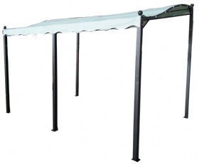 3.5x2.5m steel side gazebo title=