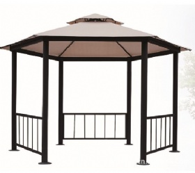 steel hexagonal gazebo