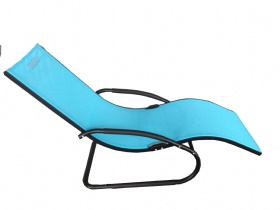 Aluminum wave lounger KD style