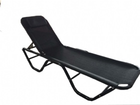 Aluminum stackable and KD sun lounger