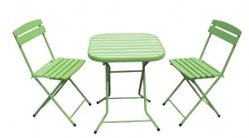 3pcs steel bistro set