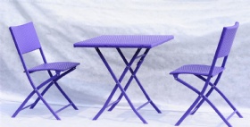 3pcs rattan table and chair set