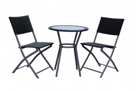 3pcs rattan bistro table