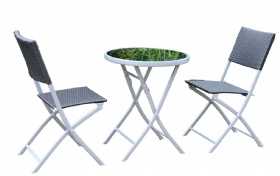 3pcs rattan bistro table