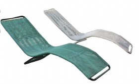 NEW! Aluminum Rattan Lounger