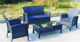 4pcs rattan sofa set