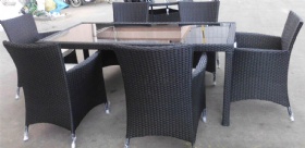 rattan dinner set